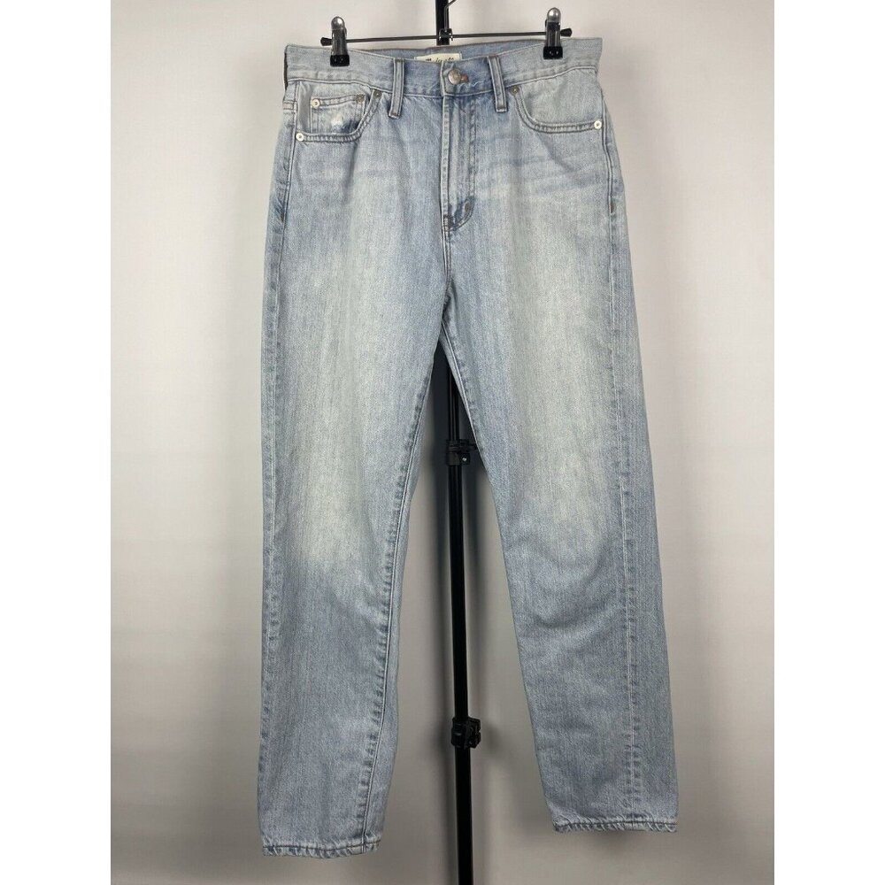Madewell Light Blue Wash The Perfect Summer Straight Leg Denim Jean Size 28